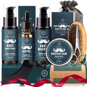 Lee más sobre el artículo <a href="https://amazon.es/dp/B08GYDSD72?tag=techbeautydeals-21" target="_blank">Resume el contenido de Beard Kit for Men, Beard Care Kit Man Complete with Beard Shampoo, Conditioner, Beard Oil, Balsam, Comb, Brush, Beard Scissors, Man Gift for Dad, Boyfriend, Gentleman en español y en sólo 10 palabras</a>