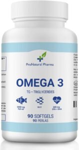 Lee más sobre el artículo <a href="https://amazon.es/dp/B09VHY32B3?tag=techbeautydeals-21" target="_blank">Resume el contenido de OMEGA 3 | 90 Capsules | Pure Fish Oil + Vitamin E | 1000mg – Fatty Acid 300mg EPA+DHA ProNatural Pharma en español y en sólo 10 palabras</a>