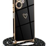 Lee más sobre el artículo <a href="https://amazon.es/dp/B0CR3PXVF6?tag=techbeautydeals-21" target="_blank">Resume el contenido de Mkej Xiaomi Redmi 13C 5G Case with Rope, Soft TPU Silicone Heart Design with Luxury Gold Plated, Xiaomi Redmi 13C 5G Rope Case for Women Girls en español y en sólo 10 palabras</a>