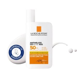 Lee más sobre el artículo <a href="https://amazon.es/dp/B09SLF5ZH8?tag=techbeautydeals-21" target="_blank">Resume el contenido de La Roche Posay – Protector Solar, SPF50+, Previene el Estrés Oxidativo, Resistente al Agua, Sudor y Arena, Fórmula con Mexoryl 400, Fluido Invisible, Anthelios UV-MUNE 400, 50 ml en español y en sólo 10 palabras</a>