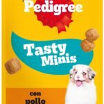 Lee más sobre el artículo <a href="https://amazon.es/dp/B08BCZTTB6?tag=techbeautydeals-21" target="_blank">Resume el contenido de PEDIGREE Tasty Minis Chewy Puppy Dog Treats, Chicken Flavor, 4.41 Ounce (Pack of 6) en español y en sólo 10 palabras</a>