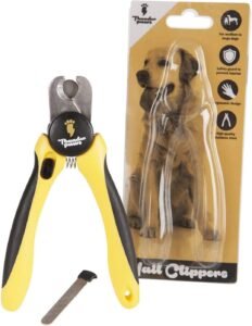 Lee más sobre el artículo <a href="https://amazon.es/dp/B012KVI4YU?tag=techbeautydeals-21" target="_blank">Resume el contenido de Thunderpaws Professional Dog Nail Clippers with Protector, Safety Lock and Nail File – Suitable for Medium and Large Breeds en español y en sólo 10 palabras</a>