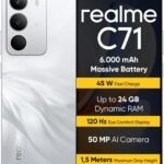 Lee más sobre el artículo <a href="https://amazon.es/dp/B0FDW223SF?tag=techbeautydeals-21" target="_blank">Resume el contenido de realme C71 Smartphone 6+128GB, 6000mAh Battery, 45W Fast Charge, 120Hz Eye Comfort Mode Display, White en español y en sólo 10 palabras</a>