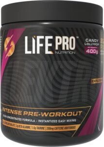 Lee más sobre el artículo <a href="https://amazon.es/dp/B0F7Y4PKMD?tag=techbeautydeals-21" target="_blank">Resume el contenido de Pre Workout Life Pro Elektro 400g – Pre Workout with Citrulline Malate 8000mg, Beta Alanine 3000mg, Taurine 1500mg and Caffeine 200mg – Pre Workout Gym Strong – Energy and Performance – Lollipop en español y en sólo 10 palabras</a>