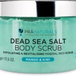 Lee más sobre el artículo <a href="https://amazon.es/dp/B0725L1YX4?tag=techbeautydeals-21" target="_blank">Resume el contenido de PraNaturals Dead Sea Salt Body Scrub 500g Body Scrub Salts to Nourish Skin, Rich in Natural Minerals for All Skin Types (Mango and Kiwi) en español y en sólo 10 palabras</a>