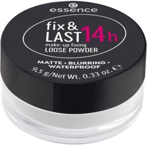 Lee más sobre el artículo <a href="https://amazon.es/dp/B0B1DQ3D8W?tag=techbeautydeals-21" target="_blank">Resume el contenido de Essence Cosmetics Fix & LAST 14h Long Lasting Setting Loose Powder, Fixing, Grease Control/Shine Control, Matte, 9.5g en español y en sólo 10 palabras</a>