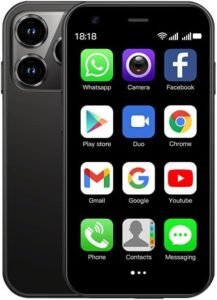 Lee más sobre el artículo <a href="https://amazon.es/dp/B0DRXG7D14?tag=techbeautydeals-21" target="_blank">Resume el contenido de CatCalls Mini Smartphone 4G 3.0 Inch 32GB Expandable up to 128GB Dual SIM Android 10.0 WiFi Bluetooth Backup (XS15-Black) en español y en sólo 10 palabras</a>