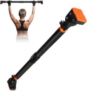 Lee más sobre el artículo <a href="https://amazon.es/dp/B0B2WBCXQP?tag=techbeautydeals-21" target="_blank">Resume el contenido de Pull Up Bar Without Screws, Exercise Bar for Wall, Adjustable 72-110 cm, up to 200 kg, Door Training Bar Auto Lock for Physical Home Gym en español y en sólo 10 palabras</a>