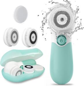 Lee más sobre el artículo <a href="https://amazon.es/dp/B0B6V6TXXF?tag=techbeautydeals-21" target="_blank">Resume el contenido de TOUCHBeauty Electric Facial Cleansing Brush Facial Exfoliating with 3 Cleansing Heads and 2 Adjustable Speeds for Deep Cleansing, Blackhead Removal, Facial Massage en español y en sólo 10 palabras</a>