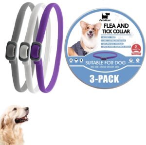 Lee más sobre el artículo <a href="https://amazon.es/dp/B0BM95VMPT?tag=techbeautydeals-21" target="_blank">Resume el contenido de Flea Collar for Dogs, Natural Flea and Tick Collars for Dogs, 8 Month Protection, One Size Fits All Dogs, Adjustable Waterproof Design, 3 Pieces en español y en sólo 10 palabras</a>