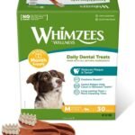 Lee más sobre el artículo <a href="https://amazon.es/dp/B07GXVNBLG?tag=techbeautydeals-21" target="_blank">Resume el contenido de WHIMZEES Natural Grain Free Dental Snacks – for Medium Dogs – Chewable Toothbrushes – Improves Oral Hygiene – 30 Units en español y en sólo 10 palabras</a>