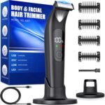 Lee más sobre el artículo <a href="https://amazon.es/dp/B0D7C417Q4?tag=techbeautydeals-21" target="_blank">Resume el contenido de Male Body Shaver, Electric Male Body Epilator Machine 100% Waterproof, LED Display, LED Lighting and Rechargeable Type C, with 4 Guide Combs, for Beard, Armpits, Chest, Legs en español y en sólo 10 palabras</a>