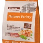 Lee más sobre el artículo <a href="https://amazon.es/dp/B08Y6H57DF?tag=techbeautydeals-21" target="_blank">Resume el contenido de Nature’s Variety No Grain Sterilized Cat Food with Norwegian Salmon – 3 kg en español y en sólo 10 palabras</a>