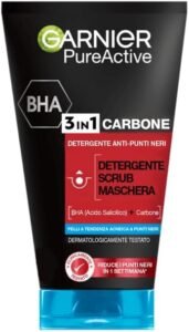 Lee más sobre el artículo <a href="https://amazon.es/dp/B01K6UVGIS?tag=techbeautydeals-21" target="_blank">Resume el contenido de Garnier PureActive BHA Charcoal Anti-Blackhead 3 in 1 Cleanser Exfoliating Mask with [BHA + Charcoal] 150 ml en español y en sólo 10 palabras</a>