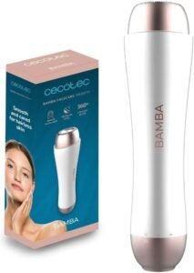 Lee más sobre el artículo <a href="https://amazon.es/dp/B0BQ1LKJ1Y?tag=techbeautydeals-21" target="_blank">Resume el contenido de Cecotec Rasuradora facial Bamba FaceCare Smooth, Cuchilla de Acero inoxidable, Se adapta a la piel, Impermeable IPX5, Capuchón protector en español y en sólo 10 palabras</a>