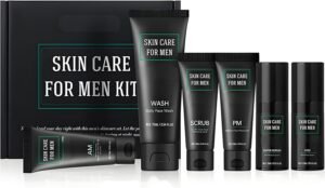 Lee más sobre el artículo <a href="https://amazon.es/dp/B0FL796DPQ?tag=techbeautydeals-21" target="_blank">Resume el contenido de Skincare Kit for Men – Complete Anti-Aging Set with Daily Facial Cleanser, Exfoliator, Face Serum, Eye Cream and Day & Night Moisturizer for 6 Pieces en español y en sólo 10 palabras</a>