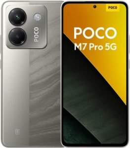 Lee más sobre el artículo <a href="https://amazon.es/dp/B0DSG29NM2?tag=techbeautydeals-21" target="_blank">Resume el contenido de XIAOMI POCO M7 Pro 5G – 8+256GB Smartphone, 50MP Sony Camera with OIS, 6.67″ 120Hz AMOLED Display, 45W Turbo Charging, Charger Not Included, Silver (ES Version) en español y en sólo 10 palabras</a>