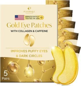 Lee más sobre el artículo <a href="https://amazon.es/dp/B0CYD8VD2V?tag=techbeautydeals-21" target="_blank">Resume el contenido de PLANTIFIQUE 24k Gold Patches Eye Bags and Dark Circles, 5 Pairs of Collagen and Cafeine Patches for Eye Contours, Gold Masks Anti-Wrinkle and Anti-Dark Circles – Eye Patches en español y en sólo 10 palabras</a>