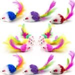 Lee más sobre el artículo <a href="https://amazon.es/dp/B08RJ4Q67X?tag=techbeautydeals-21" target="_blank">Resume el contenido de 12 Pieces Furry Toys Cat Mice for Cats, Interactive Kitten Toys Mouse Rattle Feathers for Cats Pets (Assorted Colours) en español y en sólo 10 palabras</a>
