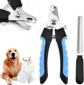 Lee más sobre el artículo <a href="https://amazon.es/dp/B0C993MGHV?tag=techbeautydeals-21" target="_blank">Resume el contenido de Premium Dog and Cat Nail Clippers – Stainless Steel Nail Clippers Safety Protector and Blocking, Ideal for Nail Care for Your Pets (Includes Nail File) en español y en sólo 10 palabras</a>