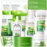 Lee más sobre el artículo <a href="https://amazon.es/dp/B0F4K64NS2?tag=techbeautydeals-21" target="_blank">Resume el contenido de Aloe Vera Skin Care Set 11 Pieces with Toner, Cleanser, Serum, Face Mask, Lip Balm and Eye Patches, Skin Care Kit with Aloe Vera for Teens Girls and Women en español y en sólo 10 palabras</a>