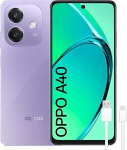 Lee más sobre el artículo <a href="https://amazon.es/dp/B0DFGG8WRX?tag=techbeautydeals-21" target="_blank">Resume el contenido de OPPO A40 – Free Smartphone, 8GB (4GB+4GB) 128GB, 6.7″ HD+ LCD Screen, 50+2+8 MP Camera, Android, 5100mAh Battery, Quick Charge 45W – Purple en español y en sólo 10 palabras</a>