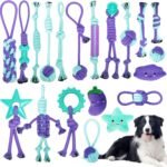 Lee más sobre el artículo <a href="https://amazon.es/dp/B0BVKNYP8L?tag=techbeautydeals-21" target="_blank">Resume el contenido de Interactive Dog Chew Toy for Small/Medium/Large Dogs, 20pcs, Durable Cotton Rope Chew Toy for Puppies en español y en sólo 10 palabras</a>
