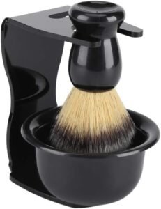 Lee más sobre el artículo <a href="https://amazon.es/dp/B07PN13B2K?tag=techbeautydeals-21" target="_blank">Resume el contenido de Nikou 3 Pieces Shaving Brush Set – Standing Shaving Brush Set + Brush Set + Bowls Shaving Bowl Set for Men en español y en sólo 10 palabras</a>