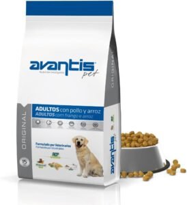 Lee más sobre el artículo <a href="https://amazon.es/dp/B077CNKQ6T?tag=techbeautydeals-21" target="_blank">Resume el contenido de Avantis Pet Original – Medium and Large Breed Adult Dog Food – 15kg – 100% Complete and Balanced Food – Highly Nutritional with Chicken and Rice en español y en sólo 10 palabras</a>