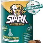 Lee más sobre el artículo <a href="https://amazon.es/dp/B0DPL4JQRV?tag=techbeautydeals-21" target="_blank">Resume el contenido de STARK Zenvibe Dog Calming – Natural Relaxation Valerian, Chamomile, L-Tryptophan and Green Tea for Stress Management, Anxiety, Shaking Dogs, 60 Bites 180g en español y en sólo 10 palabras</a>