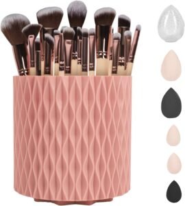 Lee más sobre el artículo <a href="https://amazon.es/dp/B0F3JDN5F9?tag=techbeautydeals-21" target="_blank">Resume el contenido de 18pcs Makeup Brushes Bamboo Handle Rotating Barrel + Sponge + Powder Tassel,Makeup Brushes en español y en sólo 10 palabras</a>