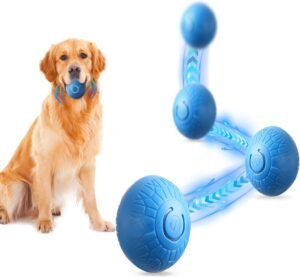 Lee más sobre el artículo <a href="https://amazon.es/dp/B0F2MWN9L8?tag=techbeautydeals-21" target="_blank">Resume el contenido de 67MM Interactive Dog Ball, Rechargeable Cat Toy Balls, Dog Rolling Ball with LED, High Bounce Durable Rubber Floating for Puppies, Small and Medium en español y en sólo 10 palabras</a>