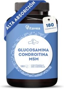 Lee más sobre el artículo <a href="https://amazon.es/dp/B0DWY259MW?tag=techbeautydeals-21" target="_blank">Resume el contenido de Glucosamine, Chondroitin and MSM – Joint Complex with Vitamin C and Zinc – Advanced Formula for Bones and Cartilage – 180 Tablets, 90 Days – Vitavea en español y en sólo 10 palabras</a>