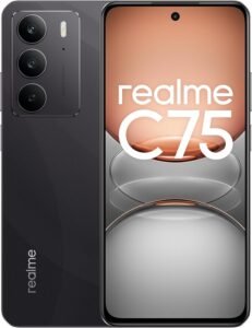 Lee más sobre el artículo <a href="https://amazon.es/dp/B0FGHT5V6R?tag=techbeautydeals-21" target="_blank">Resume el contenido de realme C75 Mobile Phone 8+128GB, IP69 Dust and Water Resistance, Huge 5828mAh Battery, Smart AI Experience, 6.72″ 90Hz FHD Display, Black, without Adapter en español y en sólo 10 palabras</a>