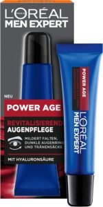 Lee más sobre el artículo <a href="https://amazon.es/dp/B0BPML7JWM?tag=techbeautydeals-21" target="_blank">Resume el contenido de L’Oréal Men Expert Eye Cream for Wrinkles for Men, Anti-Aging Eye Care for Tired and Matte Skin, Moisturizer for Men with Hyaluronic Acid, Power Age, 1 x 15ml en español y en sólo 10 palabras</a>