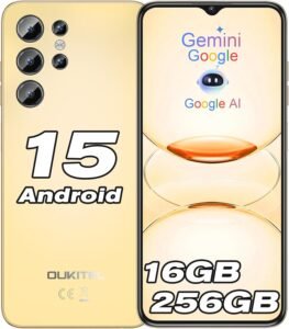 Lee más sobre el artículo <a href="https://amazon.es/dp/B0F38FY7MR?tag=techbeautydeals-21" target="_blank">Resume el contenido de OUKITEL C1 Pro Android 15 Free Mobile Phones – 16GB RAM+256GB ROM/1TB Mobiles, Battery 5150mAh Mobile Phone, 6.52″ HD+, Camera 13MP, Triple 4G SIM Smartphone/Fingerprint/Face ID/OTG/3.5mm Jack en español y en sólo 10 palabras</a>