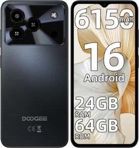 Lee más sobre el artículo <a href="https://amazon.es/dp/B0G1LQ146T?tag=techbeautydeals-21" target="_blank">Resume el contenido de DOOGEE Note 56 (2025) Android 16 Free Mobile Phones – 64GB+2TB Mobile Phone, Battery 6150mAh Smartphone, 6.56″ HD+ 90Hz Mobiles, 24GB RAM Phones, 4G Dual SIM/8.5mm/Face ID/GPS/3.5mm Jack en español y en sólo 10 palabras</a>