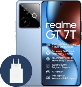 Lee más sobre el artículo <a href="https://amazon.es/dp/B0F3HK5Y3B?tag=techbeautydeals-21" target="_blank">Resume el contenido de realme GT 7T 5G Smartphone,12+512GB, 7000mAh Battery,120W Charging,Dimensity 8400-MAX Processor,IMX896 50MP Camera,AI Planner,Pro-Esports Display of 6000 nits120Hz,IP69,Blue,Amazon Exclusive en español y en sólo 10 palabras</a>