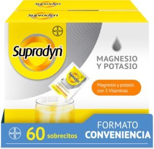 Lee más sobre el artículo <a href="https://amazon.es/dp/B0CV1937L7?tag=techbeautydeals-21" target="_blank">Resume el contenido de Supradyn Magnesio y Potasio Suplemento Deportivo Multivitamínico con Vitamina B, C y Minerales, Apoyo Contra la Fatiga en Épocas de Calor, Sin Azúcar, Sabor a Naranja, 60 Sobres Efervescentes en español y en sólo 10 palabras</a>
