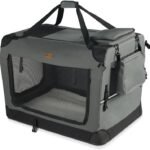 Lee más sobre el artículo <a href="https://amazon.es/dp/B0C73H53DB?tag=techbeautydeals-21" target="_blank">Resume el contenido de VOUNOT Transportín Perro Gato S 50x35x36cm, Bolsa Transporte Transpirable Mascotas con Bolsillos Alfombrilla Extraíble Tira Reflectante, Caja Plegable Transportadora Portador de Viaje Mascotas, Gris en español y en sólo 10 palabras</a>