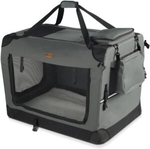 Lee más sobre el artículo <a href="https://amazon.es/dp/B0C73H53DB?tag=techbeautydeals-21" target="_blank">Resume el contenido de VOUNOT Transportín Perro Gato S 50x35x36cm, Bolsa Transporte Transpirable Mascotas con Bolsillos Alfombrilla Extraíble Tira Reflectante, Caja Plegable Transportadora Portador de Viaje Mascotas, Gris en español y en sólo 10 palabras</a>