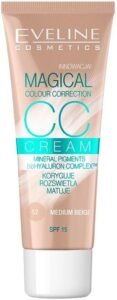 Lee más sobre el artículo <a href="https://amazon.es/dp/B00XGGTW2M?tag=techbeautydeals-21" target="_blank">Resume el contenido de Eveline Cosmetics Magical CC Cream 52 Medium Beige en español y en sólo 10 palabras</a>