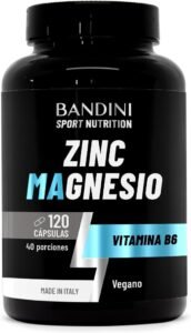 Lee más sobre el artículo <a href="https://amazon.es/dp/B0DQQ8WKV5?tag=techbeautydeals-21" target="_blank">Resume el contenido de Bandini® Zinc Magnesium ULTRA + Vitamin B6, 120 Capsules | Zinc and Magnesium Complex, Sports Supplement, Energy, Recovery and Muscle Mass | Reduces Tiredness and Fatigue, For Athletes and Bodybuilders en español y en sólo 10 palabras</a>