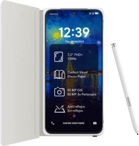 Lee más sobre el artículo <a href="https://amazon.es/dp/B0FL6Q1X9Y?tag=techbeautydeals-21" target="_blank">Resume el contenido de TCL NXTPAPER 60 Ultra 5G, 7.2 Inch FHD+ Display, 12GB RAM + 512GB ROM, Eye-Protection Phone, Lunar White en español y en sólo 10 palabras</a>