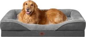 Lee más sobre el artículo <a href="https://amazon.es/dp/B0DPZZ831Q?tag=techbeautydeals-21" target="_blank">Resume el contenido de EHEYCIGA Orthopedic and Viscoelastic Dog Bed, Extra Large 106 x 76 x 18.5 cm, Memory Foam Sofa for Dogs, Washable, Soft Cat Bed, Dark Grey en español y en sólo 10 palabras</a>
