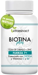 Lee más sobre el artículo <a href="https://amazon.es/dp/B083PZGMNL?tag=techbeautydeals-21" target="_blank">Resume el contenido de Biotin Plus Very High Dose – Powerful for Hair Growth and Anti-Hair Loss – Woman Man – Duration 4 Months-With Vitamin C, E, B6, B2, B5 en español y en sólo 10 palabras</a>