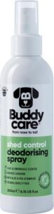 Lee más sobre el artículo <a href="https://amazon.es/dp/B0C4V6BTK4?tag=techbeautydeals-21" target="_blank">Resume el contenido de Buddycare Dog Deodorant Spray – Aloe Vera and Lemongrass – Refreshing Deodorant Spray for Dogs – With Aloe Vera and Pro Vitamin B5 200ml (Pack of 1) en español y en sólo 10 palabras</a>