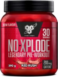 Lee más sobre el artículo <a href="https://amazon.es/dp/B093CS94Y4?tag=techbeautydeals-21" target="_blank">Resume el contenido de BSN Nutrition N.O.-Xplode Pre Workout Powder Food Supplement, Amino Acids, Vitamin C & Zinc, Red Fever Flavor, 30 Servings, 390 g en español y en sólo 10 palabras</a>