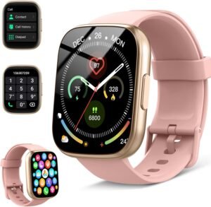Lee más sobre el artículo <a href="https://amazon.es/dp/B0F93SWJBK?tag=techbeautydeals-21" target="_blank">Resume el contenido de Reloj Inteligente Hombre Mujer, 1.95″ Smartwatch con Llamadas Bluetooth, 110+ Modos Deportivos Pulsera con HD Pantalla Táctil, Podómetro, Monitor de Sueño, Impermeable IP68 para Android iOS, Rosa en español y en sólo 10 palabras</a>