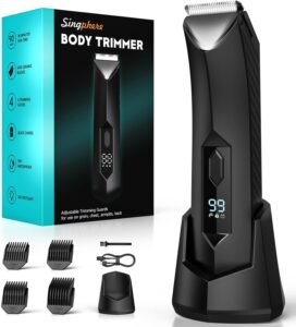 Lee más sobre el artículo <a href="https://amazon.es/dp/B0F9NVR4FF?tag=techbeautydeals-21" target="_blank">Resume el contenido de Male Body Shaver, Male Body Epilator with 4 Limit Combs, Men’s Hair Removal Machine with LED Light and Screen, IPX7 Waterproof for Use on Armpits, Face, Limbs en español y en sólo 10 palabras</a>